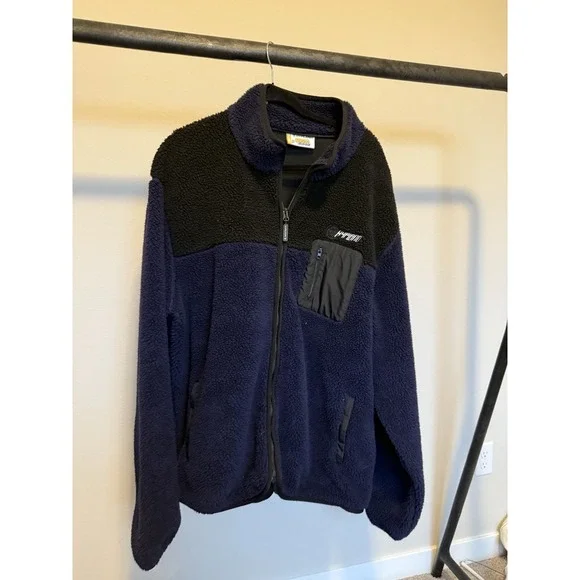 HYPLANDSHIPPUDEN OBITO SHERPA JACKET (NAVY)‎ Size 3XL Anime Naruto shippuden